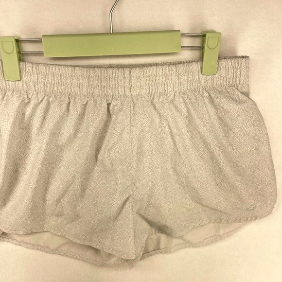Asics Running Shorts Ladies Athletic Shorts With Lining White/Gray Size M - Picture 7 of 10